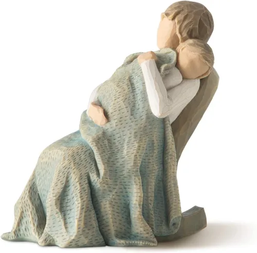 Willow Tree The Quilt, Figura Esculpida Pintada a Mano