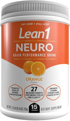 Miniatura 5 de Lean1 Nutrition53 - Bebida energética mental, 15 porciones de chocolate Neuro