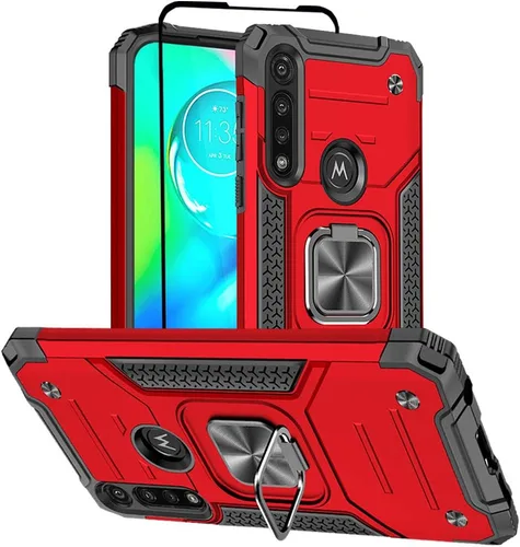 Miniatura 16 de HNHYGETE Funda para Moto G Power 5G 2024 con protector de pantalla: [grado militar de 20 pies a prueba de caídas] Funda protectora a prueba