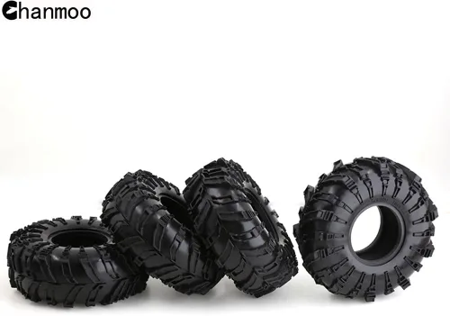 Miniatura 8 de 4 unidades 2.2 neumáticos sobre orugas OD 5.512 in goma suave RC barro neumáticos para escala 1/10 RC Rock Crawler coche Axial SCX10 90047 D90 TF2