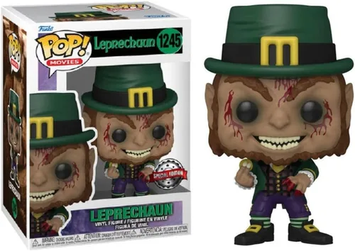 Funko Pop Movies: Leprechaun - Duende - (Bloody), exclusivo de Amazon - Figura de vinilo coleccionable - Idea de regalo - Producto oficial -