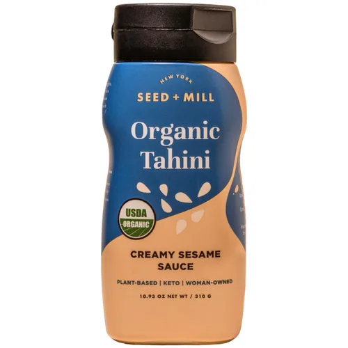 Miniatura 11 de Seed + Mill - Salsa Tahini - Orgánica - Vegana, Kosher, sin OMG, Keto, Paleo, Whole30, sin gluten - Textura suave y sedosa - Ideal en humus, salsas