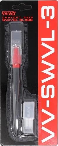 Miniatura 3 de VViViD Cuchillo de corte artesanal de hoja giratoria de agarre cómodo de 360 grados