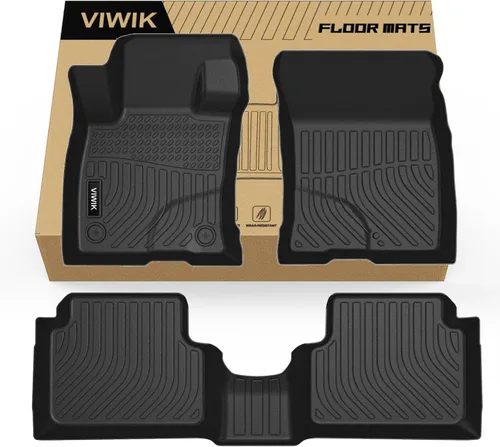 Miniatura 39 de VIWIK Alfombrillas de Piso para Dodge Ram 1500 2019-2024 Crew Cab con Caja de Almacenamiento Bajo el Asiento (NO para Classic), Alfombrillas
