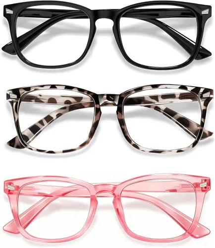 Miniatura 19 de Lentes de bloqueo de luz azul para niños y niñas, TR90, irrompibles, antirreflejos, UV400 de 2 a 18 años