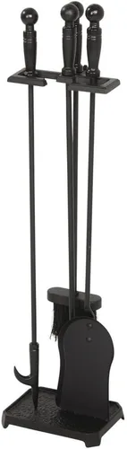 Miniatura 3 de Home Impressions - Juego de herramientas para chimenea de hierro fundido de 28 pulgadas, 1 unidad