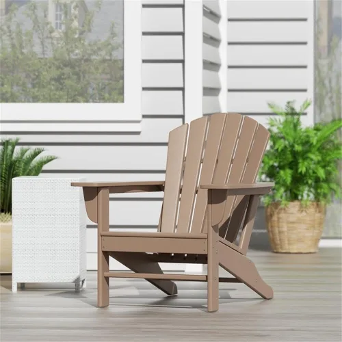 Miniatura 2 de Costaelm Sillas para hoguera, silla al aire libre HDPE silla Adirondack, moderna silla de porche de patio, porche delantero patio trasero, sillas