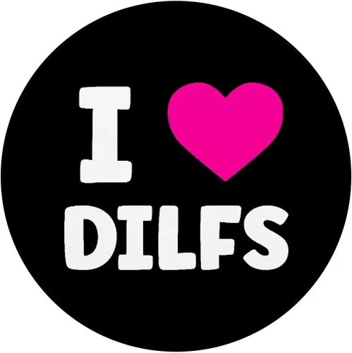 Miniatura 3 de Funny I love Dilfs I Heart Dilfs Hot Dads PopSockets Swappable PopGrip