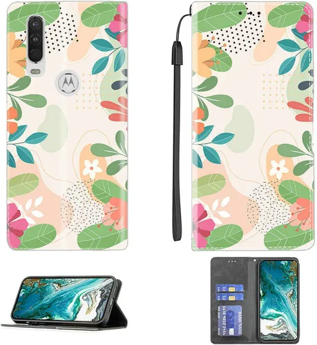 Miniatura 408 de Funda para Moto One Zoom compatible con Motorola One Zoom Phone Case Flip Stand Cover Magnetic Close YHD