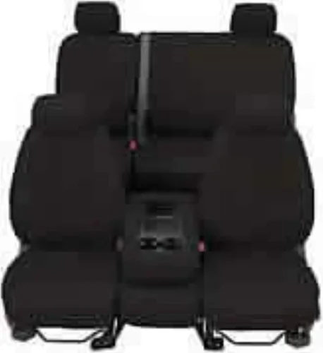 Covercraft SS3412PCCH SeatSaver - Funda de asiento personalizada para modelos seleccionados de Ford Ranger, polialgodón (carbón)