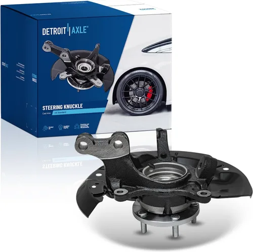Miniatura 16 de Detroit Axle - Nudos de dirección delanteros de 2.5L de 2 piezas para Toyota 12-17 Camry, 2 nudos de dirección y conjunto de rodamiento de rueda