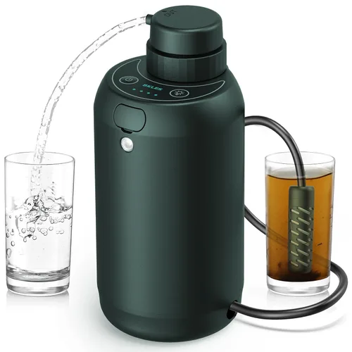 Miniatura 10 de BKLES Filtro de agua para campamento: purificador de agua portátil eléctrico de supervivencia, 0.01 micras, sistema de filtración de agua de 6