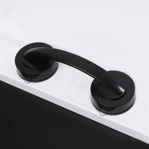 Miniatura 5 de WANLIAN - Potente manija de puerta de espejo de cristal con ventosa, pasamanos de pared con ventosa para refrigerador, cajón de nevera, manija