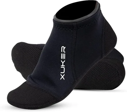 XUKER Calcetines de agua de neopreno de 0.118 in, calcetines de voleibol de playa a prueba de arena, calcetines de buceo para deportes acuáticos al