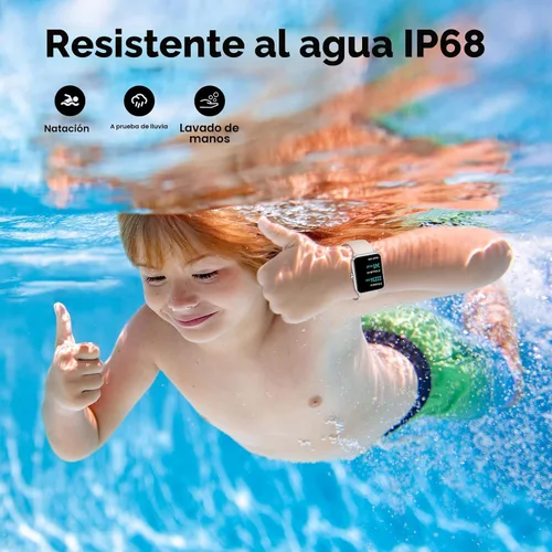 Miniatura 7 de Reloj podómetro, apto para personas mayores, no requiere aplicación/teléfono, reloj de seguimiento de fitness impermeable con contador de pasos