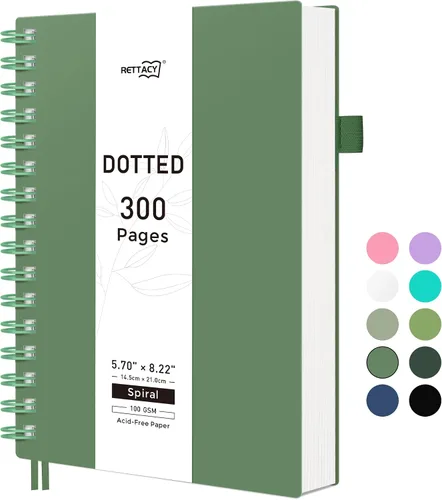 Miniatura 34 de RETTACY Cuaderno de bolsillo, 160 páginas forradas, tamaño mini A6 (4.5" × 5.7"), para trabajo, diario, escritura, papel grueso de 100 g/m²