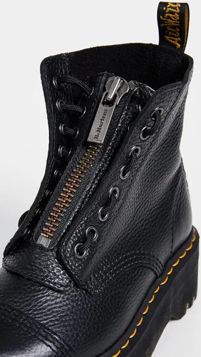 Miniatura 6 de Dr. Martens Botas de plataforma de piel Sinclair de 8 ojales para mujer