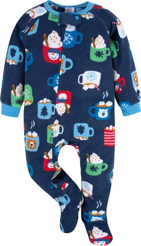 Miniatura 2 de Gerber Baby Boys' Toddler Loose Fit Flame Resistant Fleece Footed Pajamas 2-Pack
