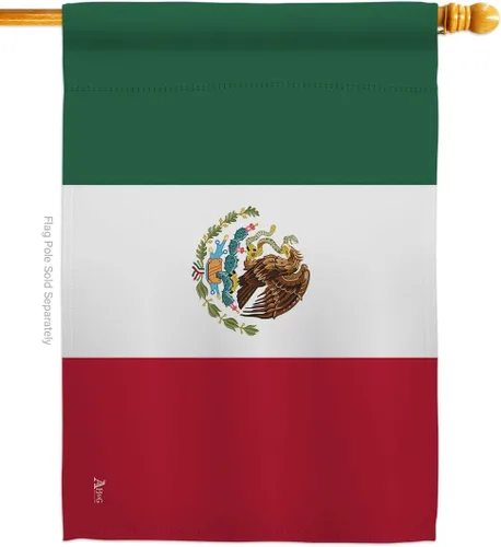 Miniatura 7 de Nacionalidad México Garden House Banderas Set Regional Nación Internacional Mundo País Particular Área Pequeña Decorativa Patio Banner Doble Cara