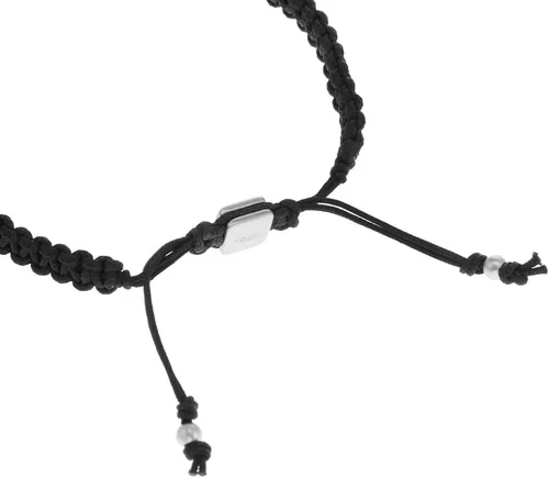 Miniatura 3 de Fossil - Brazalete de acero inoxidable y cuentas, para hombre