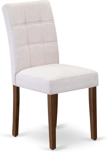 Miniatura 7 de East West Furniture ANAS3-AWA-08 Juego de mesa de comedor de cocina de 3 piezas contiene una mesa moderna y 2 sillas de comedor tapizadas de tela