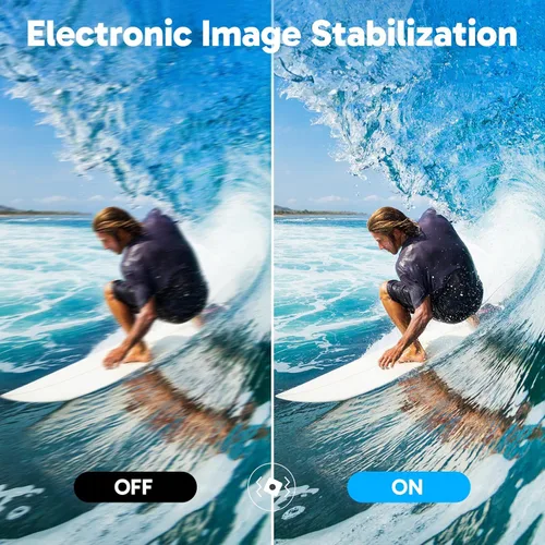 Miniatura 5 de AKASO V50X. Cámara de acción WiFi nativa 4K30fps con pantalla táctil EIS 4X Zoom, resistente al agua hasta 40 metros, soporte para cámara