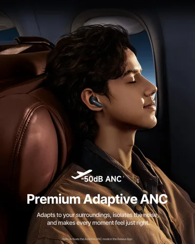Miniatura 3 de Baseus Inspire XP1 - Auriculares adaptativos con cancelación de ruido, sonido de Bose, Dolby Audio, ANC adaptativo en tiempo real premium, sonido