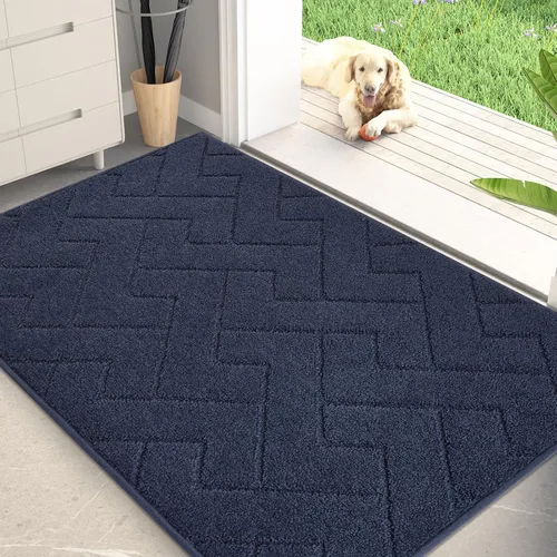 Miniatura 24 de PURRUGS Alfombra de fácil cuidado de 6 x 9 pies, antideslizante, lavable a máquina, tapete para puerta de perro, resistente a las manchas