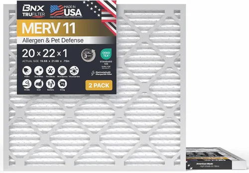 Miniatura 41 de BNX TruFilter - Filtro de aire MERV 11 de 10 x 10 x 1 pulgadas (paquete de 4) – Fabricado en Estados Unidos – Defensa contra Alérgenos Filtros