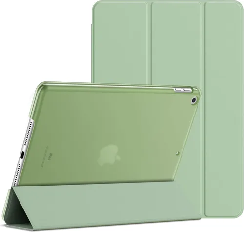Miniatura 16 de JETech Funda para iPad de 10.2 pulgadas (modelo 2021/2020/2019, 9/8/7 generación), cubierta con activación/suspensión automática (beige)