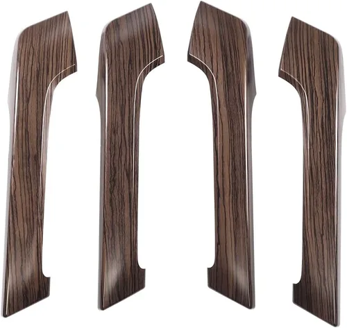 Miniatura 6 de Manija de puerta con textura de madera para Toyota Land Cruiser Prado 150, panel de elevación de ventana Lc150 2010-2022, accesorios