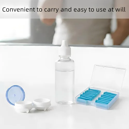 Miniatura 6 de Paquete de 18 insertores de lentes esclerales y herramienta de agarre de lentes de contacto, removedor de aplicador duro de GPS, ideal para uso