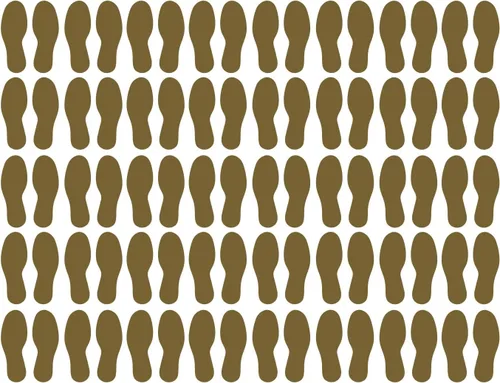 Miniatura 36 de LiteMark Calcomanías de vinilo duraderas con acabado brillante, tamaño mediano de 9 pulgadas, ideal para suelos, techos, paredes y la mayoría