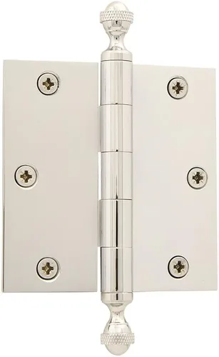 Miniatura 56 de Grandeur Hardware 824304 Bisagra residencial con punta de bellota de 3.5 pulgadas con esquinas de radio de 5/8 pulgadas en peltre antiguo