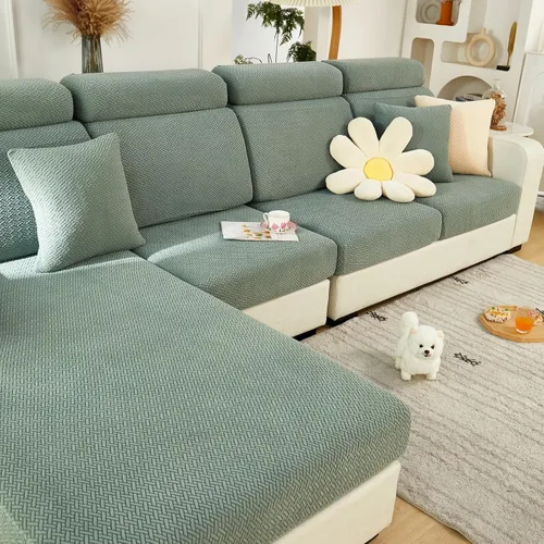Miniatura 14 de Fundas de cojín para sofá, fundas de cojín lavables para mascotas, funda protectora elástica antideslizante para muebles