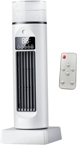 Miniatura 8 de Ventilador de torre de refrigeración por aire 2 en 1 6 velocidades de viento Torre con humidificación Oscilante de 120 ° Temporizador 6H Pantalla