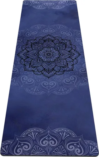 Miniatura 30 de nuveti Alfombrilla de yoga con estampado extra grueso de elastómero termoplástico antideslizante con bolsa de transporte, 72 x 24 pulgadas, extra