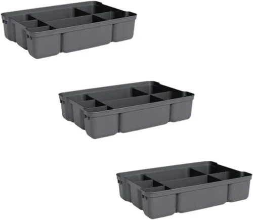 Miniatura 26 de Superio - Cajas de almacenamiento pequeñas planas transparentes con tapas, contenedores de plástico de 4.5 cuartos de galón para organizar, cajas