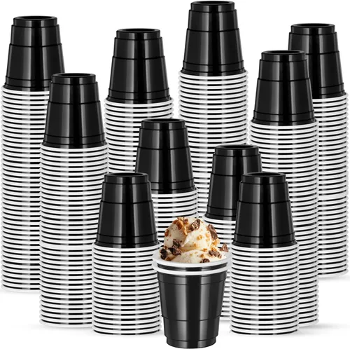 Miniatura 42 de 500 piezas Vasos de Chupito de Plástico Lake Bule de 2 onzas vasos de chupito azules Revelación de Género vasos de chupito desechables para beber