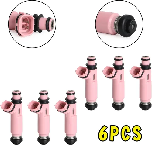 Miniatura 2 de 6 inyectores de combustible aptos para Toyota Camry 3.0L 2002-2003, Sienna 3.3L 2004-2006, Highlander 3.3L 2005-2007, Solara 3.3L 2008-2008