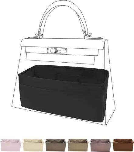 DGAZ Organizador de bolsas, organizador de bolsas de seda, organizador de bolsos y bolsos Simplicity, se adapta a bolsas Kelly mini I mini II