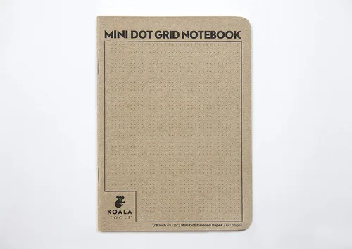 Miniatura 26 de KOALA TOOLS Mini cuaderno de papel cuadriculado 5" x 7", 60 pp. - Juego de cuadernos de campo cuadriculado, cuadrícula y gráficos - Para uso