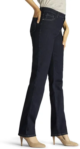 Miniatura 2 de Lee Jean de pierna recta Monroe para mujer Petite Instant Slims Classic de ajuste relajado