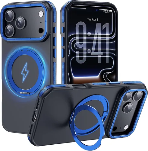 Miniatura 51 de Funda magnética fuerte para iPhone 12 Pro Max [Protección de grado militar de 10 pies] Compatible con MagSafe, funda protectora a prueba de golpes