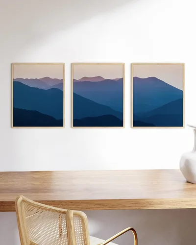 Miniatura 354 de HAUS AND HUES Marco de arte occidental, juego de 3 impresiones artísticas del suroeste del desierto de Arizona, decoración bohemia moderna, arte
