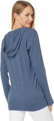 Miniatura 2 de Life is Good Long Sleeve Crusher-Lite Striped Hooded Tee