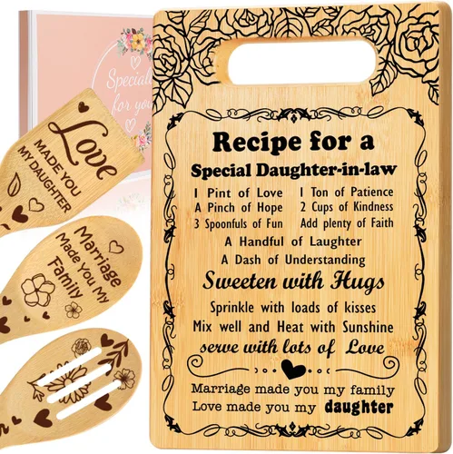 Miniatura 12 de Regalos para tía de sobrina sobrino, juego único de tabla de cortar, regalos de cumpleaños para tía mejor tía, ideas de regalo de Navidad, día