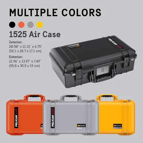 Miniatura 11 de Pelican Air 1525 - Funda sin espuma, color naranja