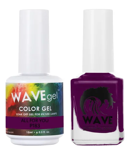 Miniatura 7 de WAVEGEL - Juego dúo de gel y esmalte de uñas a juego - Colección Simplicity - #P109 Blizzard I 0.5 onzas