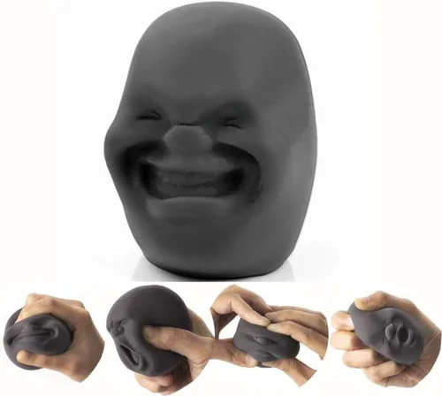 Miniatura 10 de Pelotas Divertidas con Caras de Emociones Humanas - Pelotas Antiestrés para Apretar para Niños y Adultos, Juguetes Sensoriales para Autismo